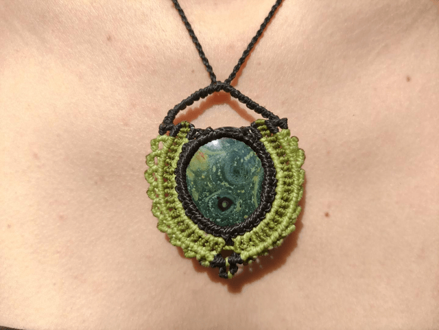 Collier • jaspe kambaba