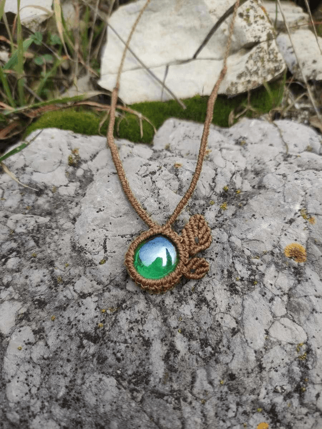 Collier • feuílle 