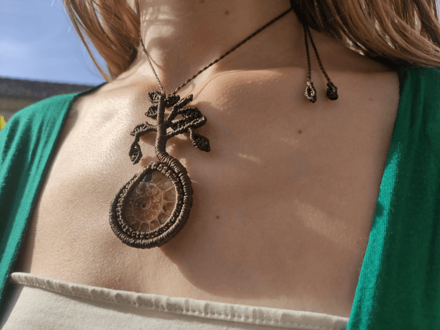 Collier arbre • ammonite