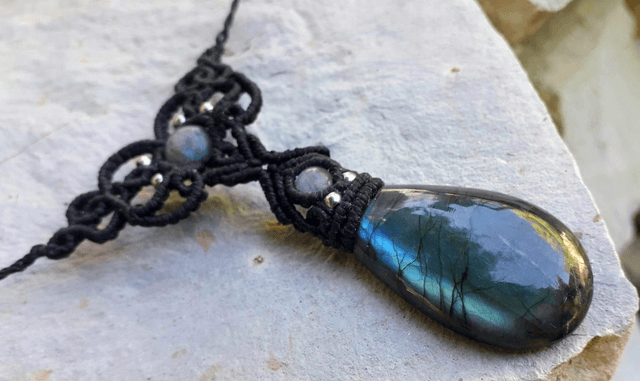 Collier • labradorite 