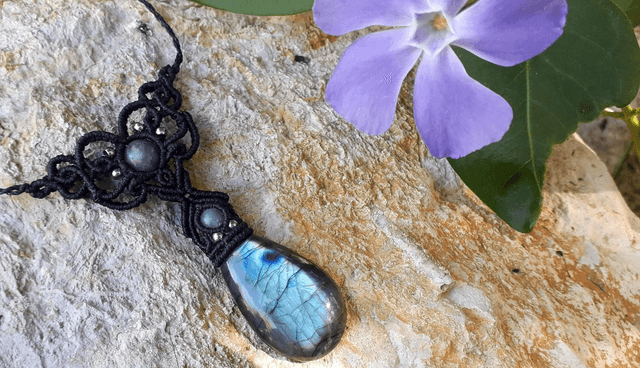 Collier • labradorite 