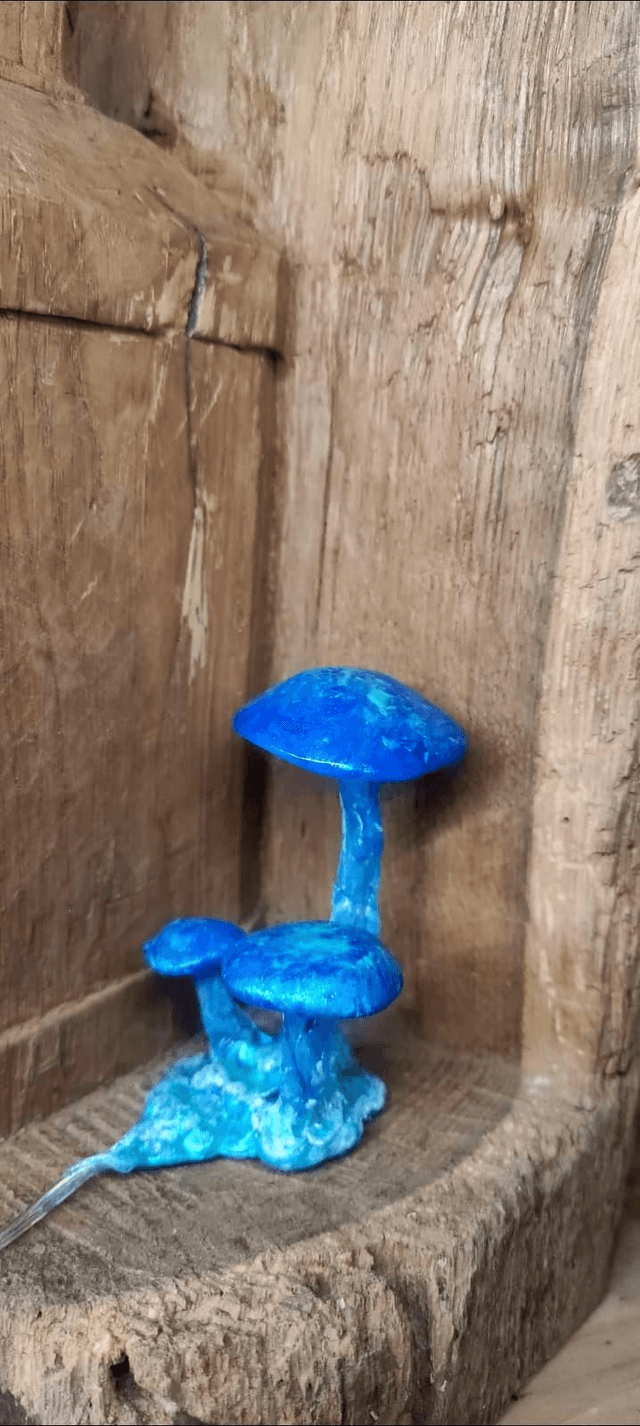 Luminaire champis🍄bleu
