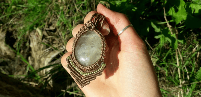Collier • fluorite verte