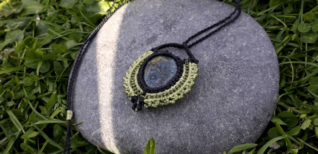Collier • jaspe kambaba