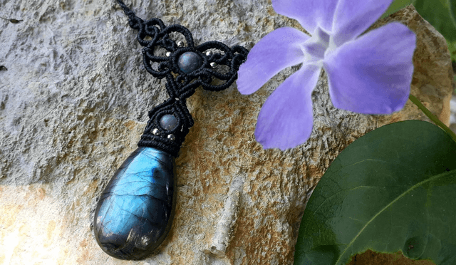 Collier • labradorite 