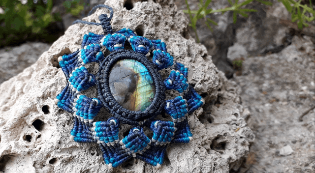 Collier mandala • labradorite 